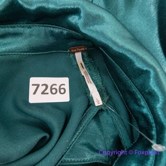 Free People Night Like This One-Piece Jumpsuit in green, size L - Picture 8 of 16